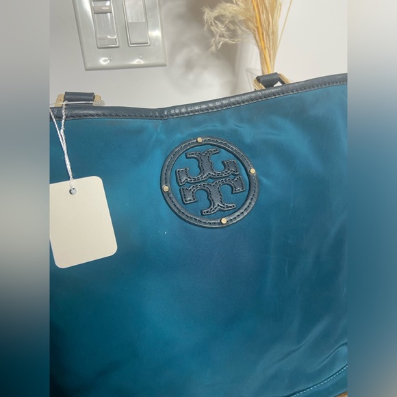 Tory Burch Tote—Teal Nylon - Picture 2 of 8